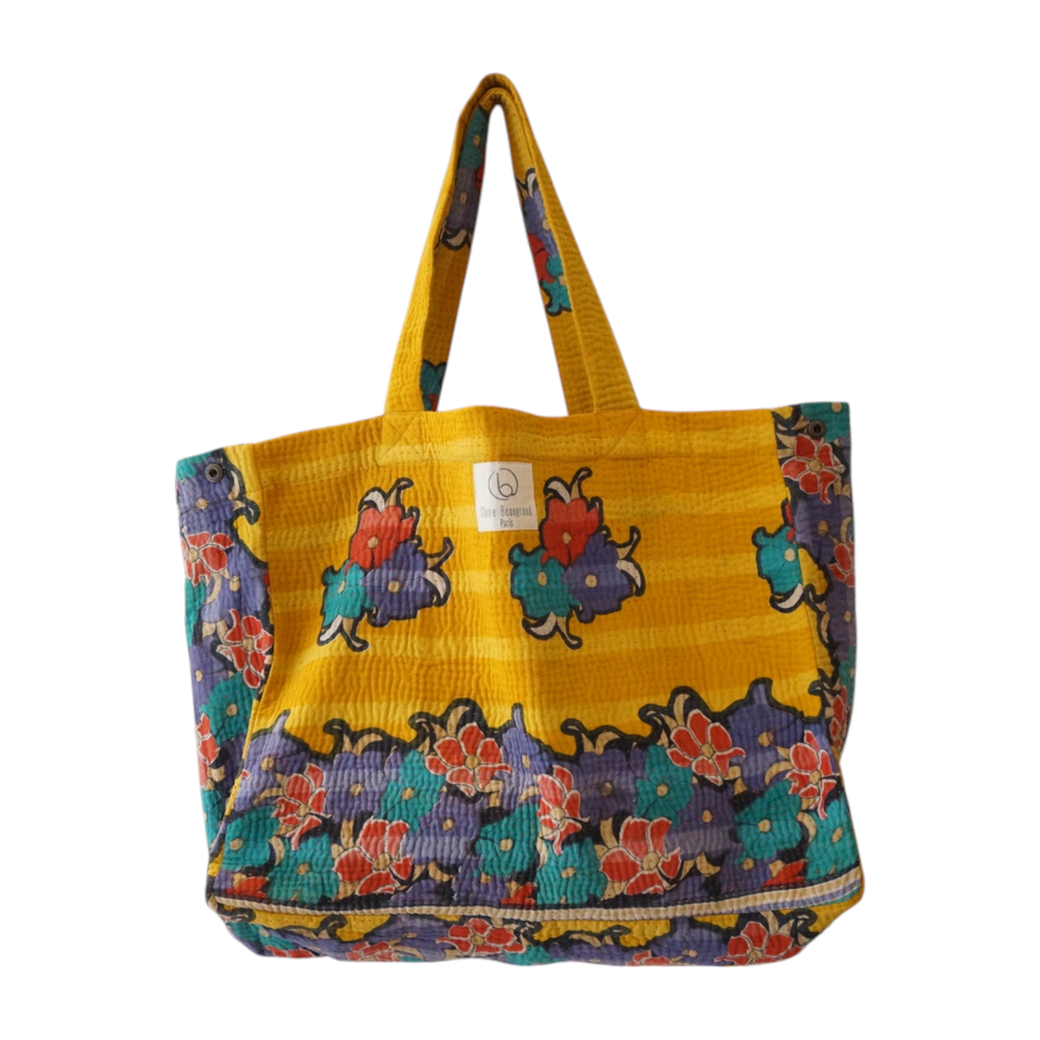 Cabas en kantha N°892 Claire Beaugrand