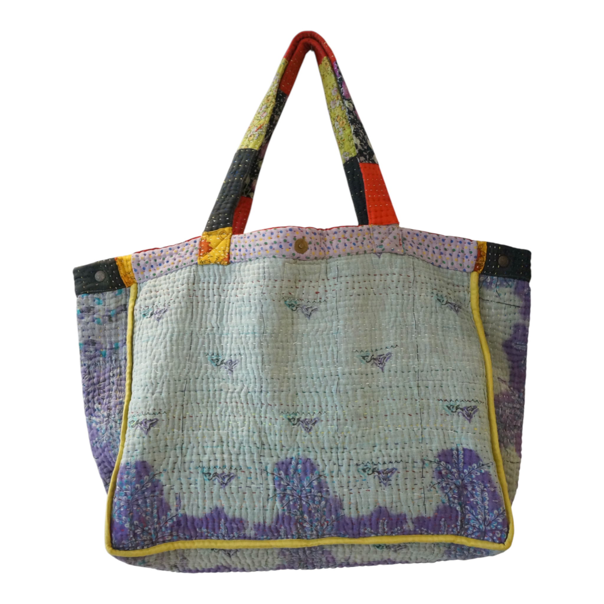 Cabas en kantha N°17c Claire Beaugrand