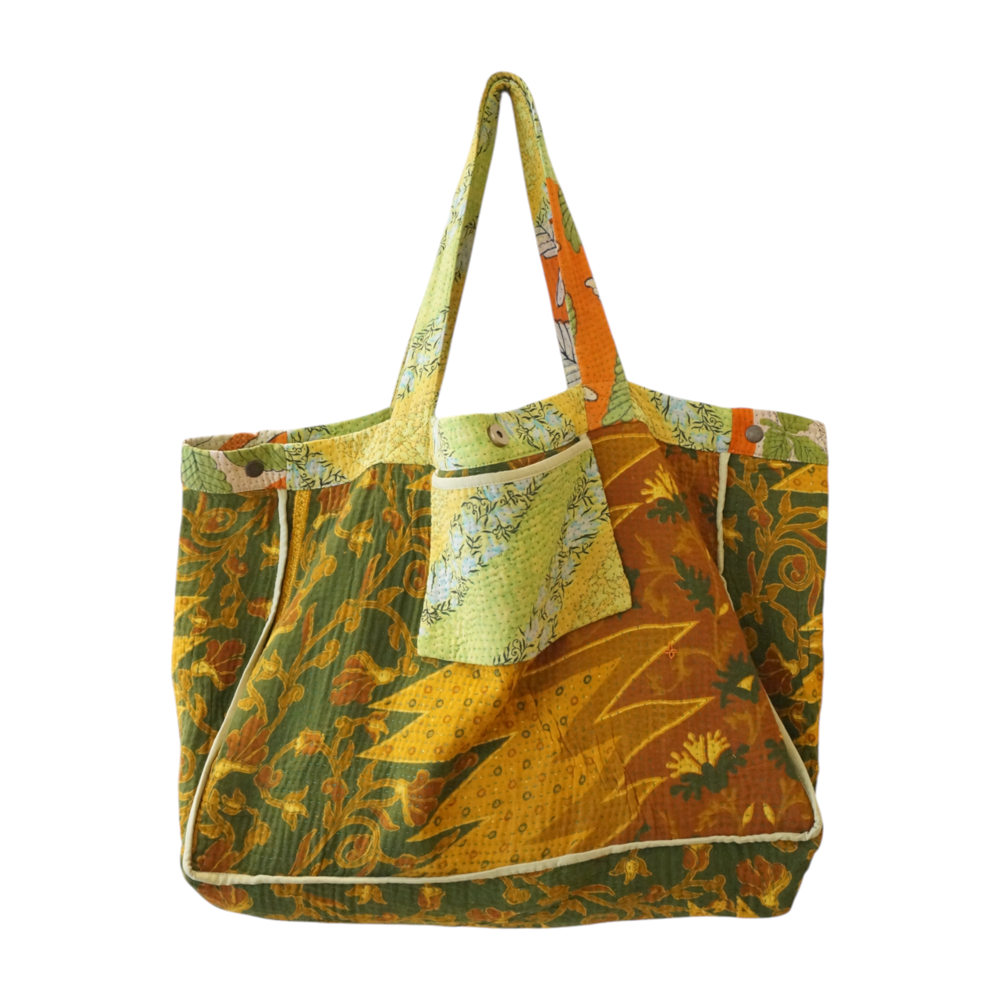 Cabas en kantha N°907** Claire Beaugrand-Photoroom