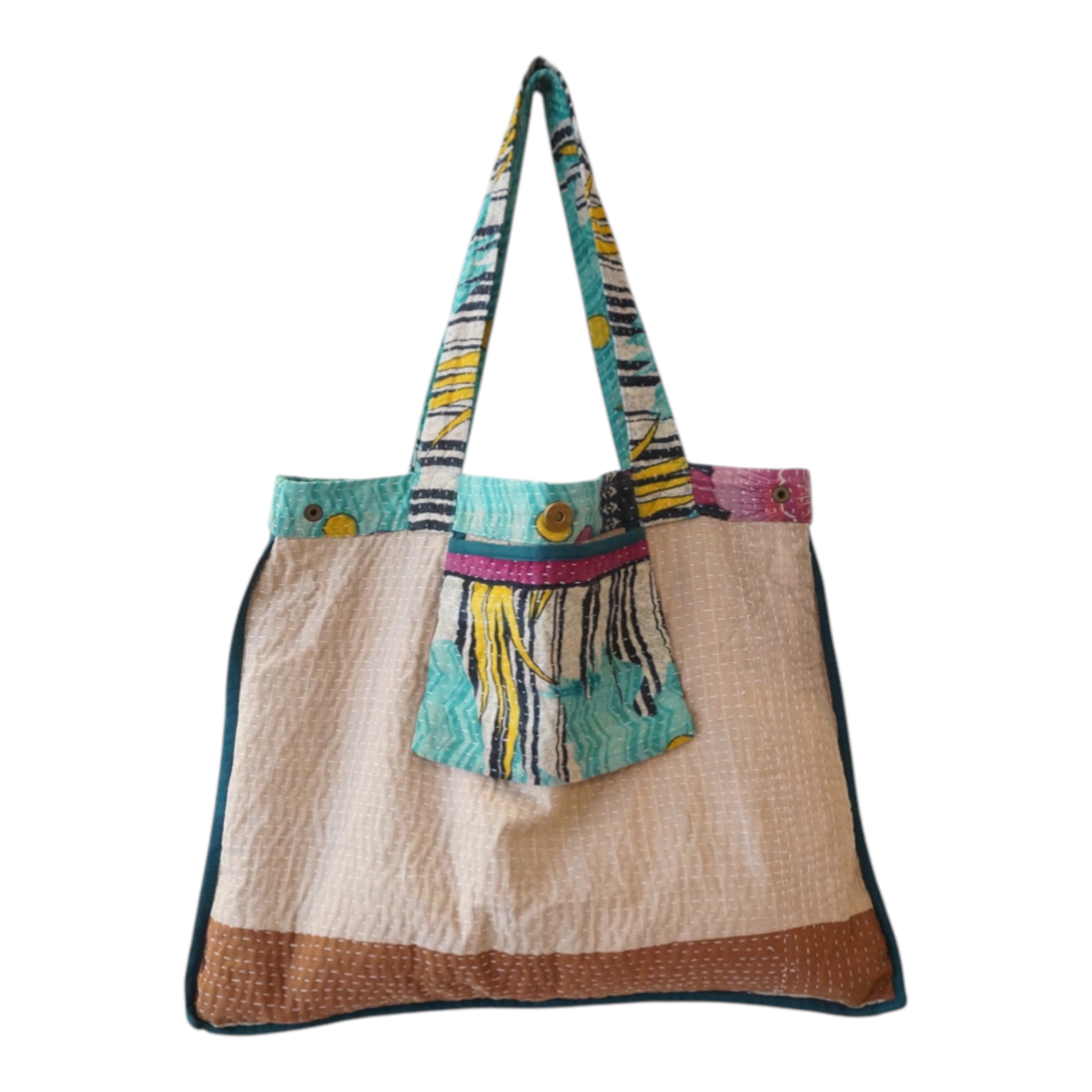 Sac en kantha N°645C Claire Beaugrand