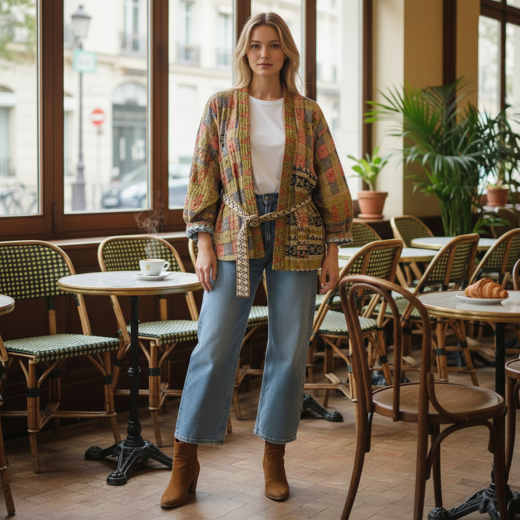 Veste kantha Claire Beaugrand