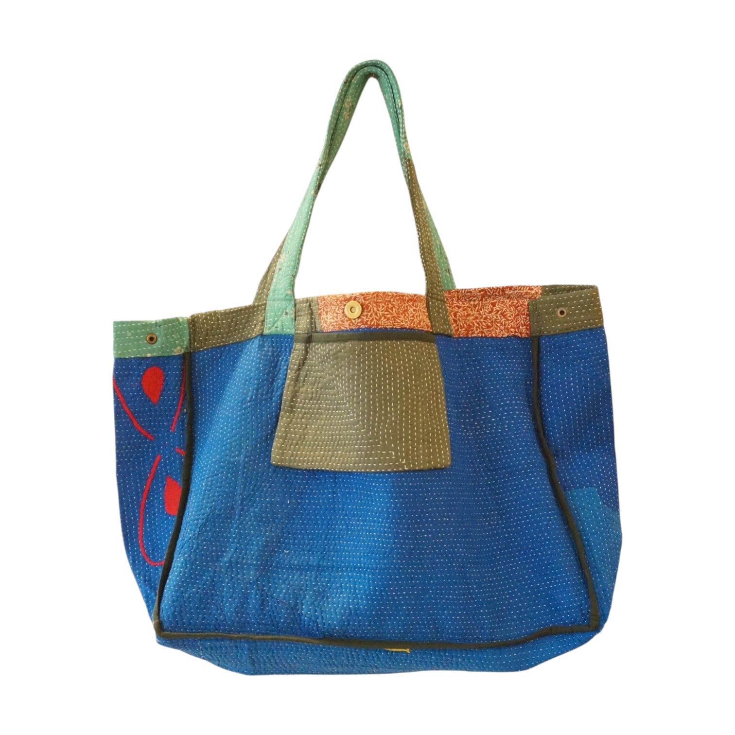 Cabas en kantha N°50c Claire Beaugrand