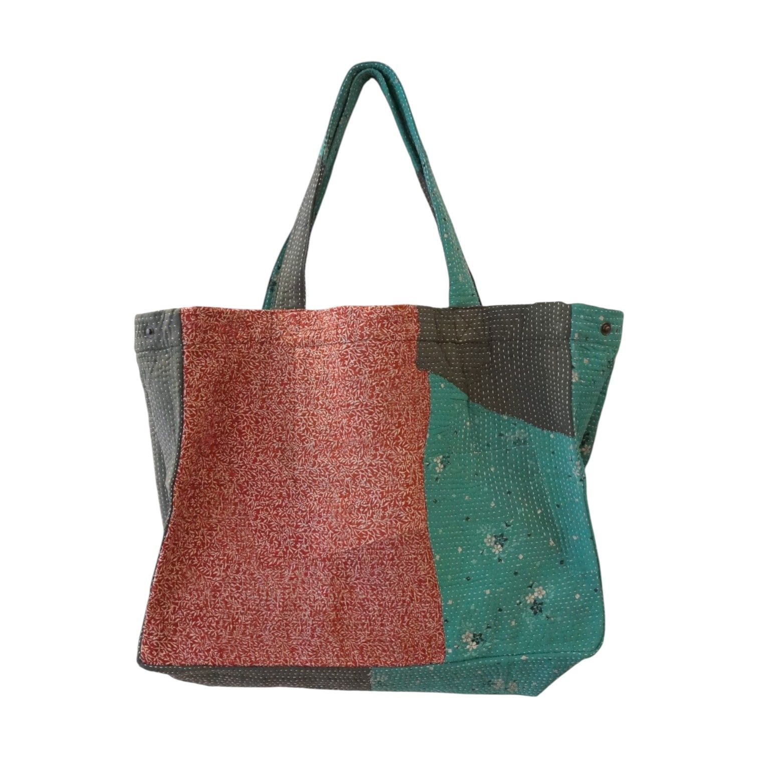 Cabas en kantha N°50ee Claire Beaugrand