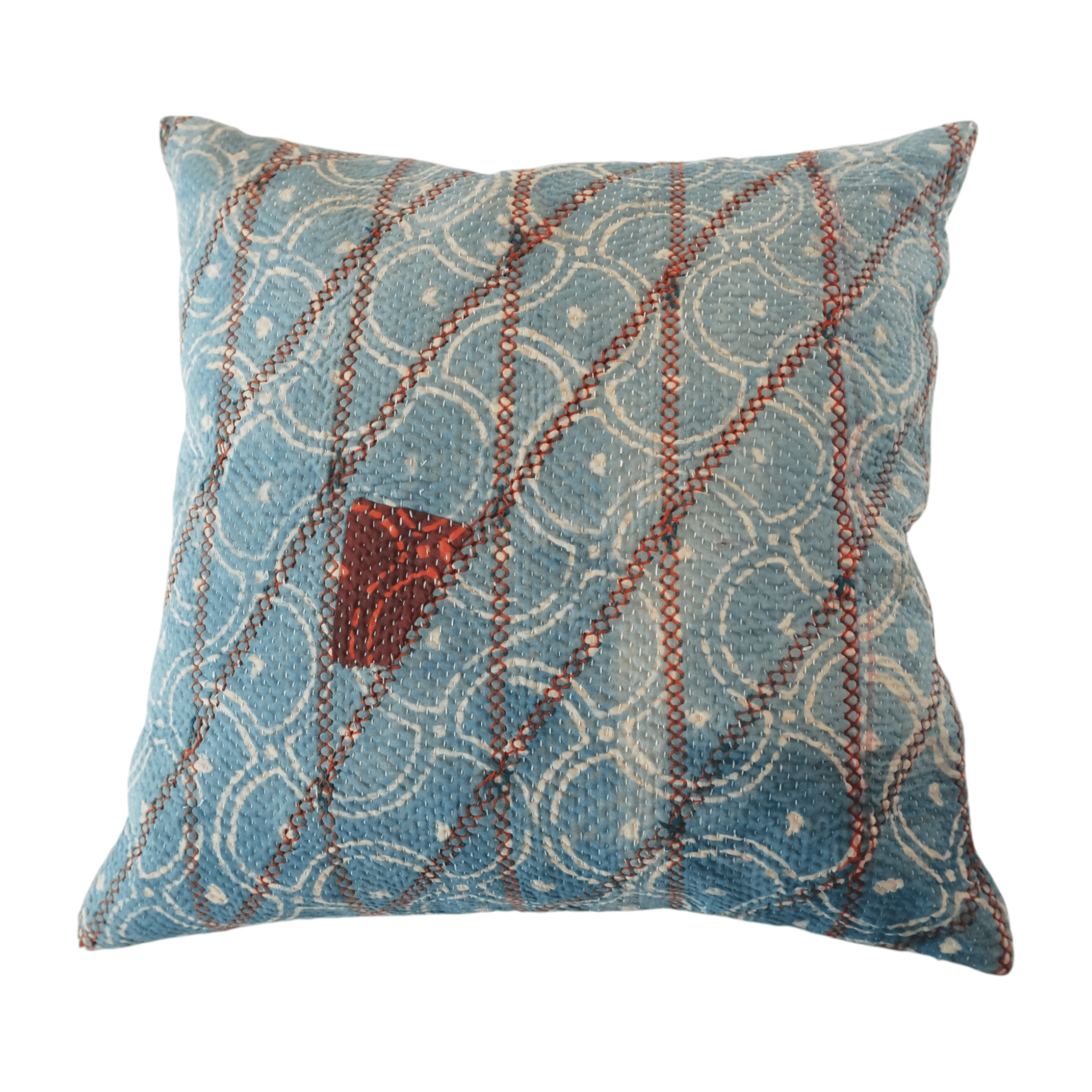 Coussin en kantha N°6 Claire Beaugrand