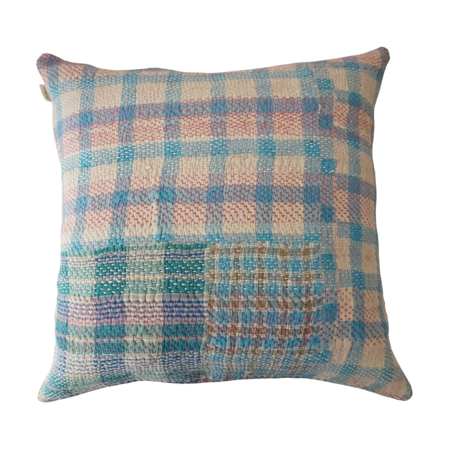 Coussin en kantha N°90 Claire Beaugrand