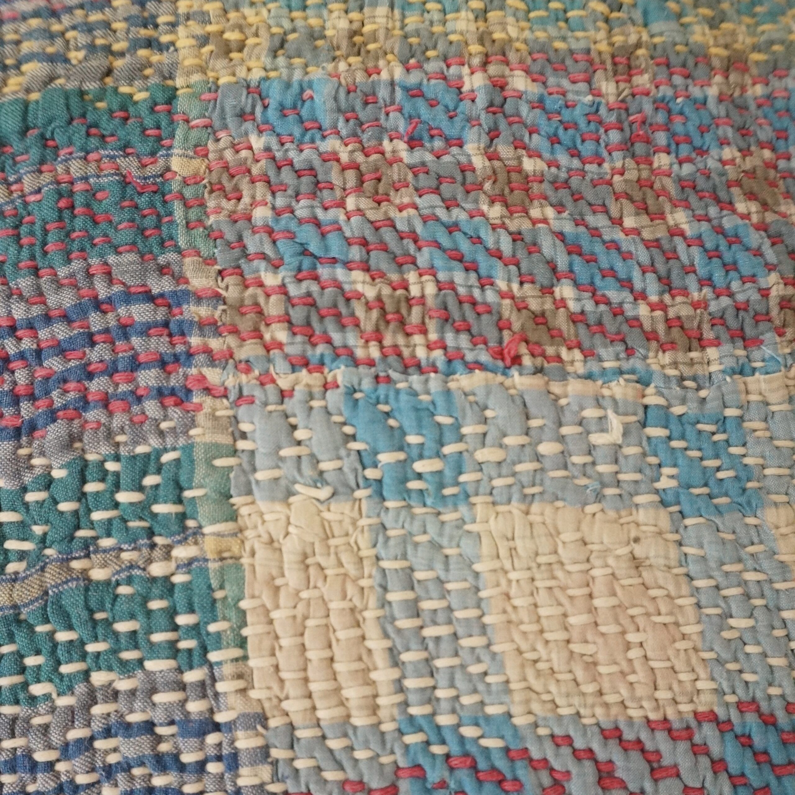 Coussin en kantha N°90* Claire Beaugrand