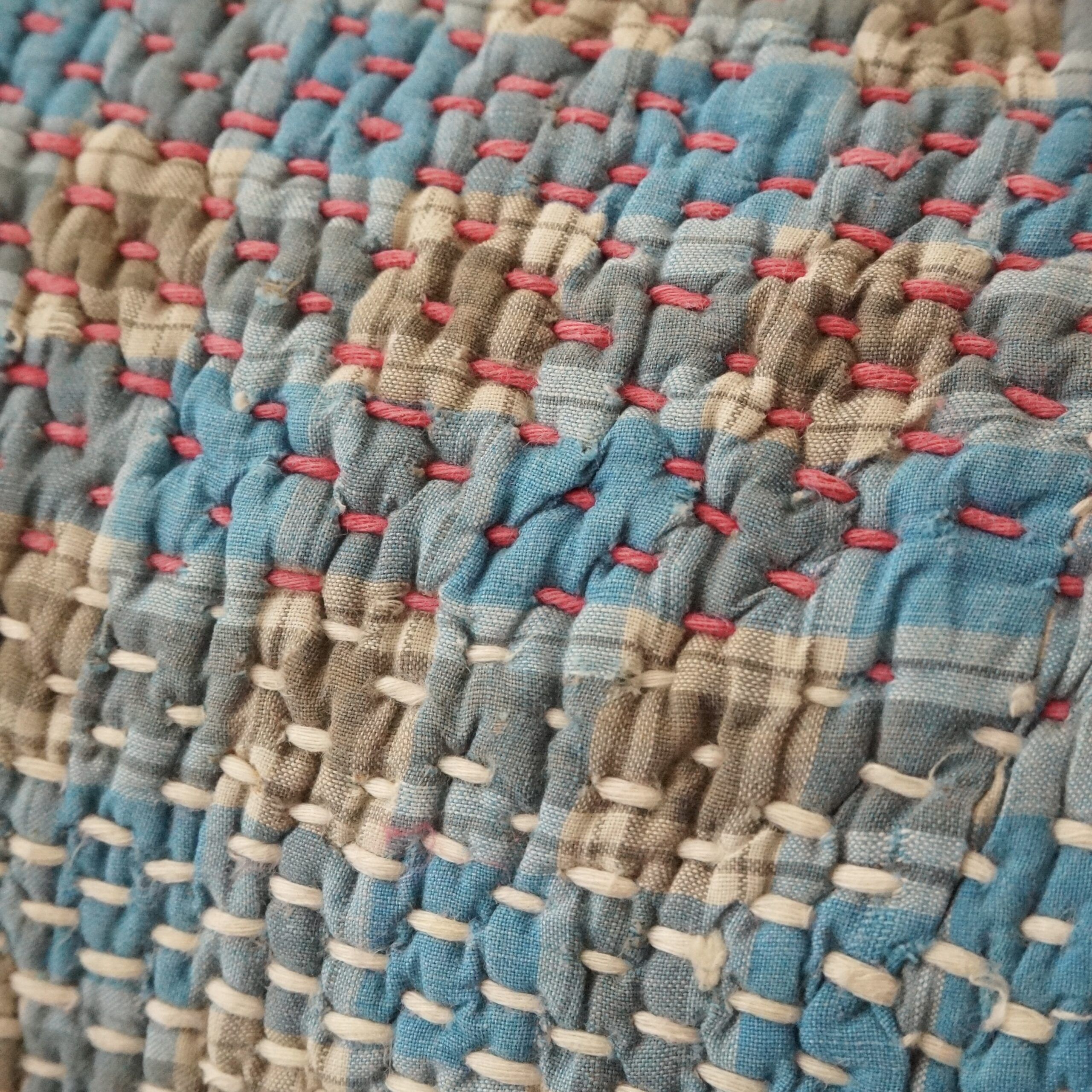 Coussin en kantha N°90c** Claire Beaugrand