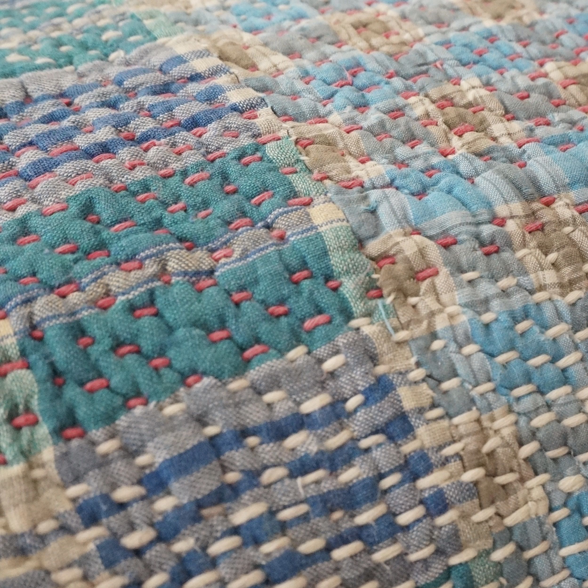 Coussin en kantha N°90e** Claire Beaugrand