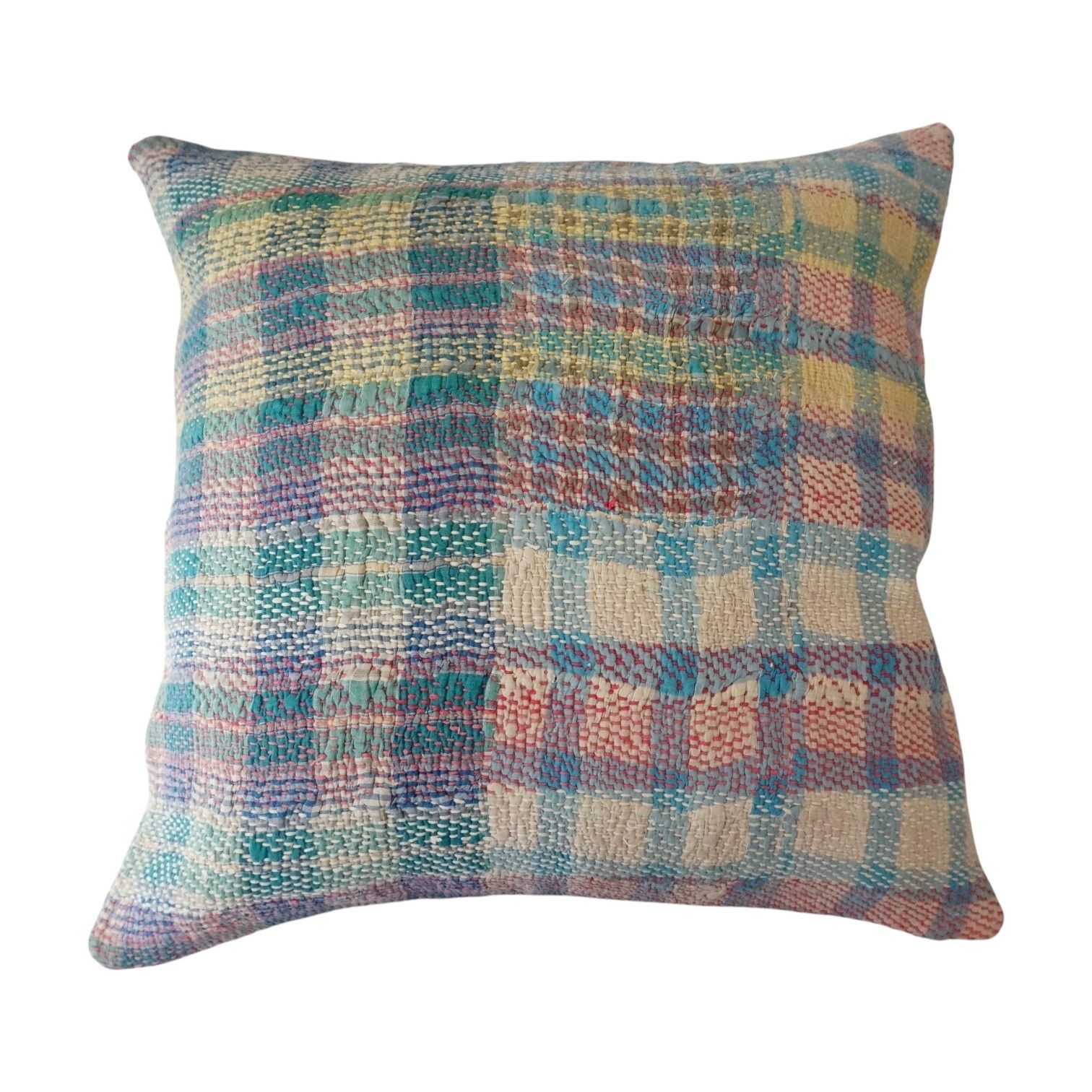 Coussin en kantha N°90e Claire Beaugrand