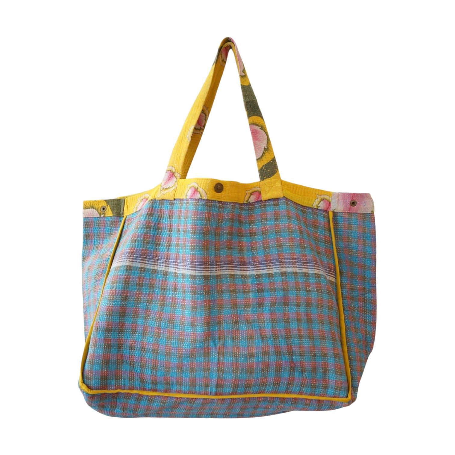 Cabas en kantha N°71e Claire Beaugrand