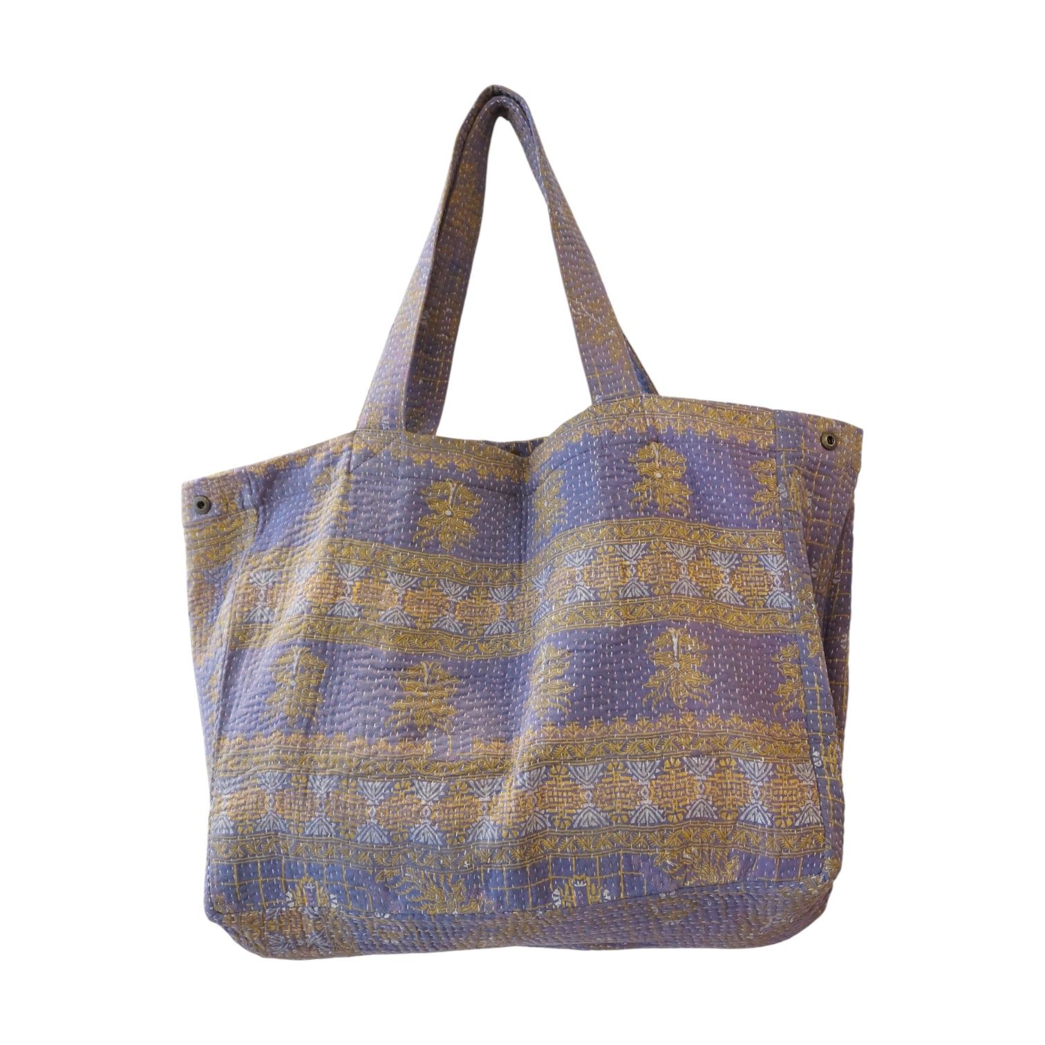 Cabas en kantha N°74* Claire Beaugrand