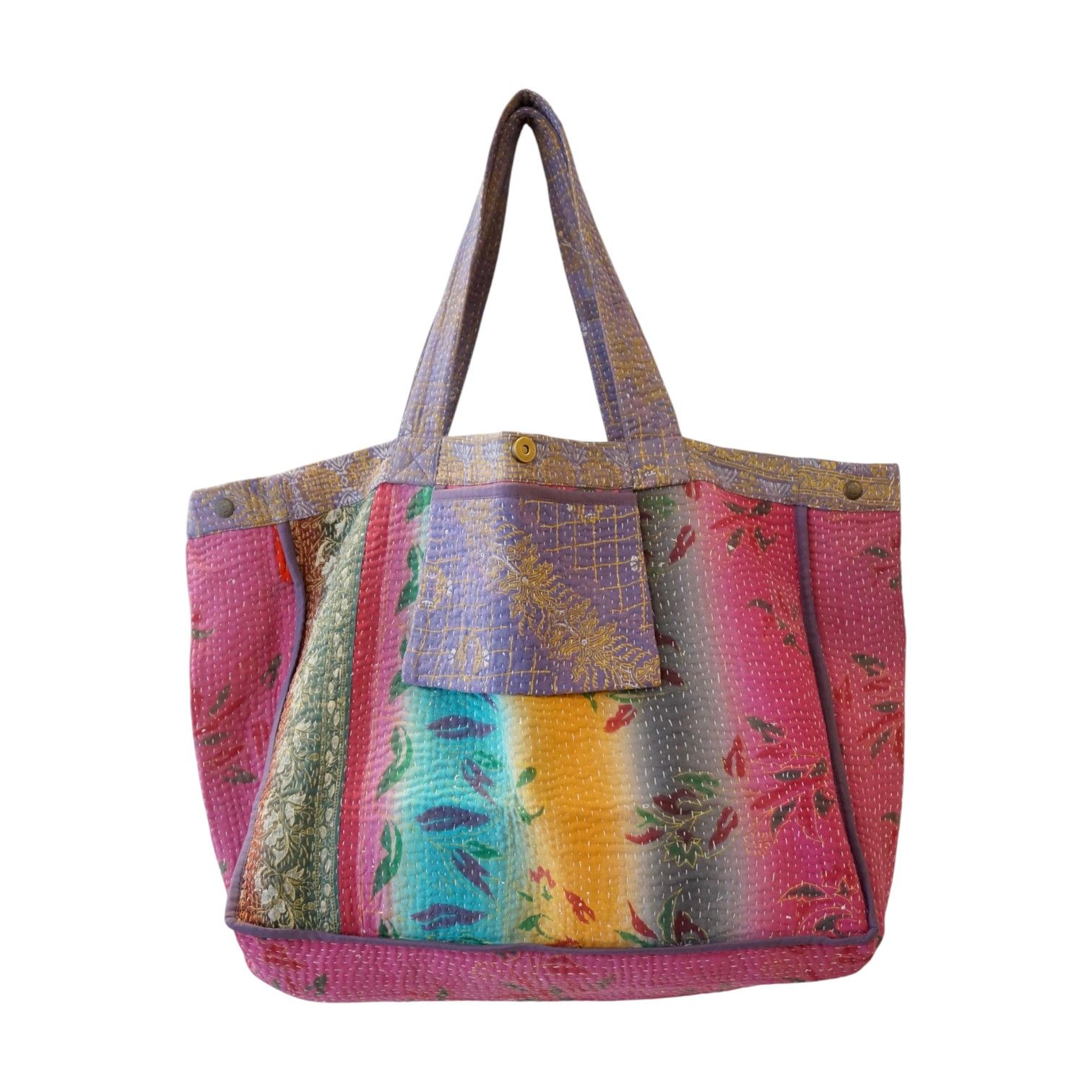 Cabas en kantha N°74*** Claire Beaugrand