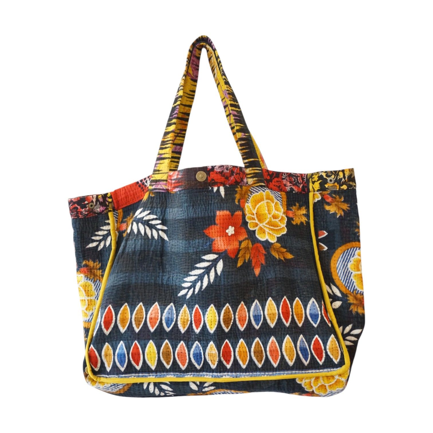 Cabas en kantha N°81e Claire Beaugrand