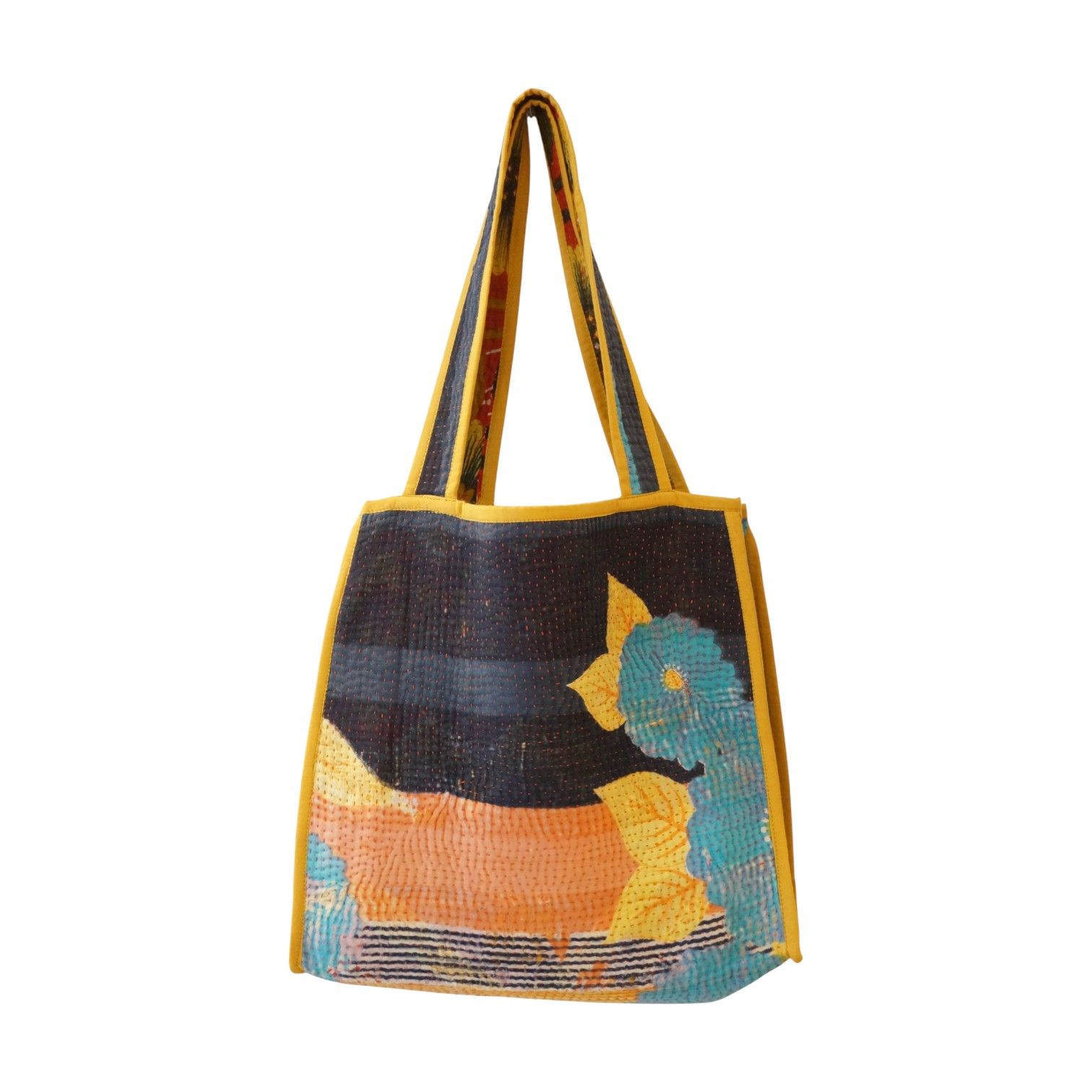 Tote bag en kantha Claire Beaugrand N°13*