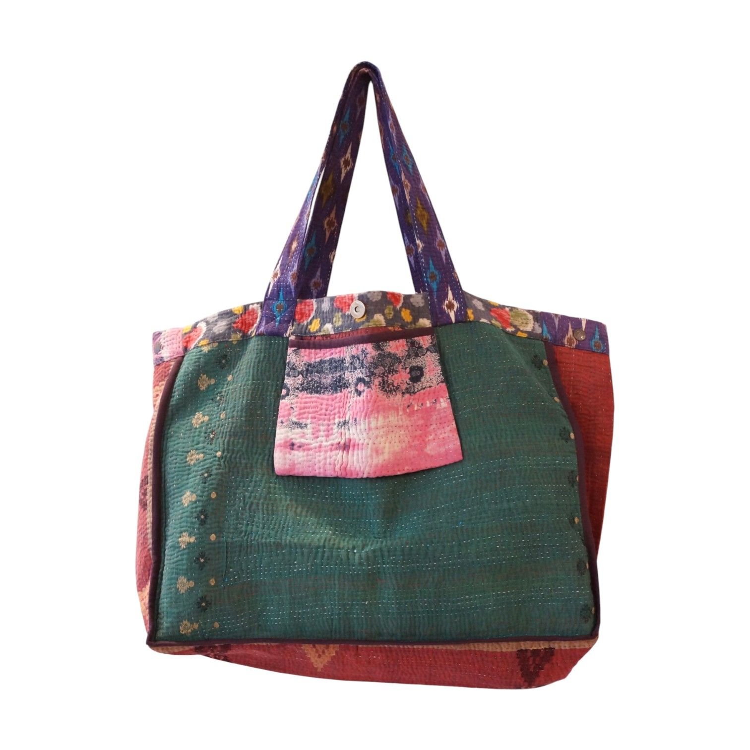 Cabas en kantha N°73**** Claire Beaugrand