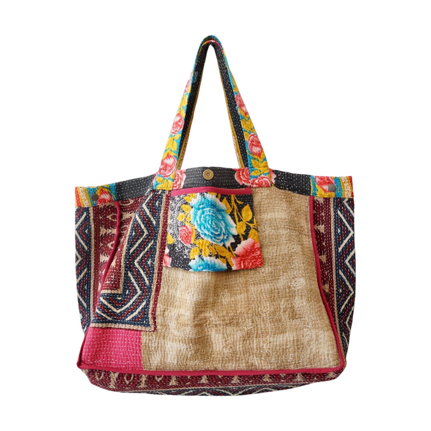 Cabas en kantha N°77** Claire Beaugrand