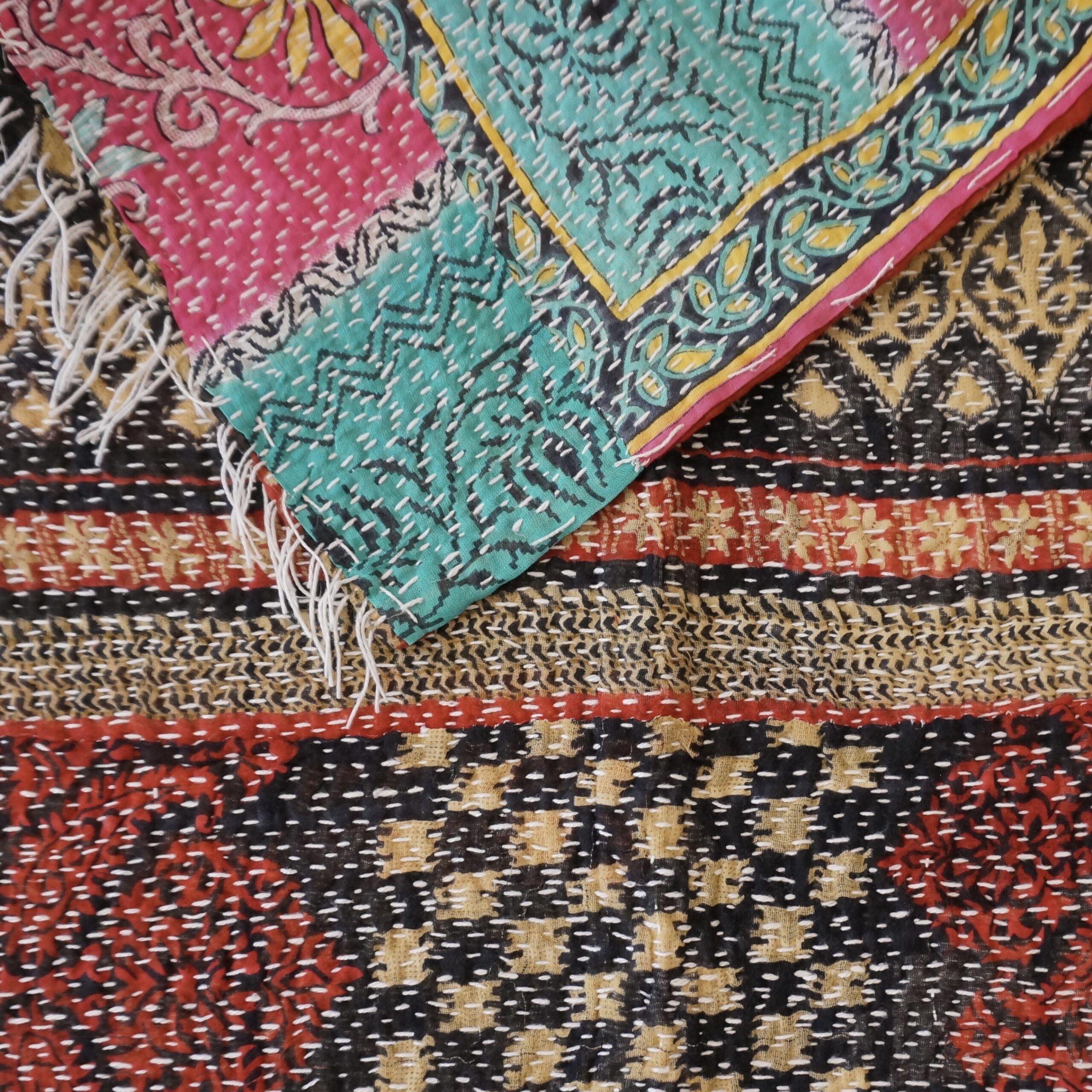 Plaid en kantha N°10*** Claire Beaugrand