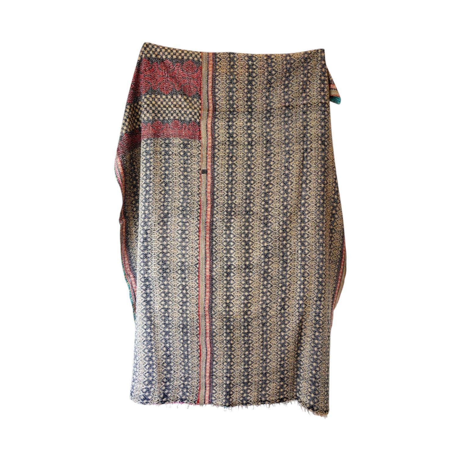 Plaid en kantha N°10a Claire Beaugrand