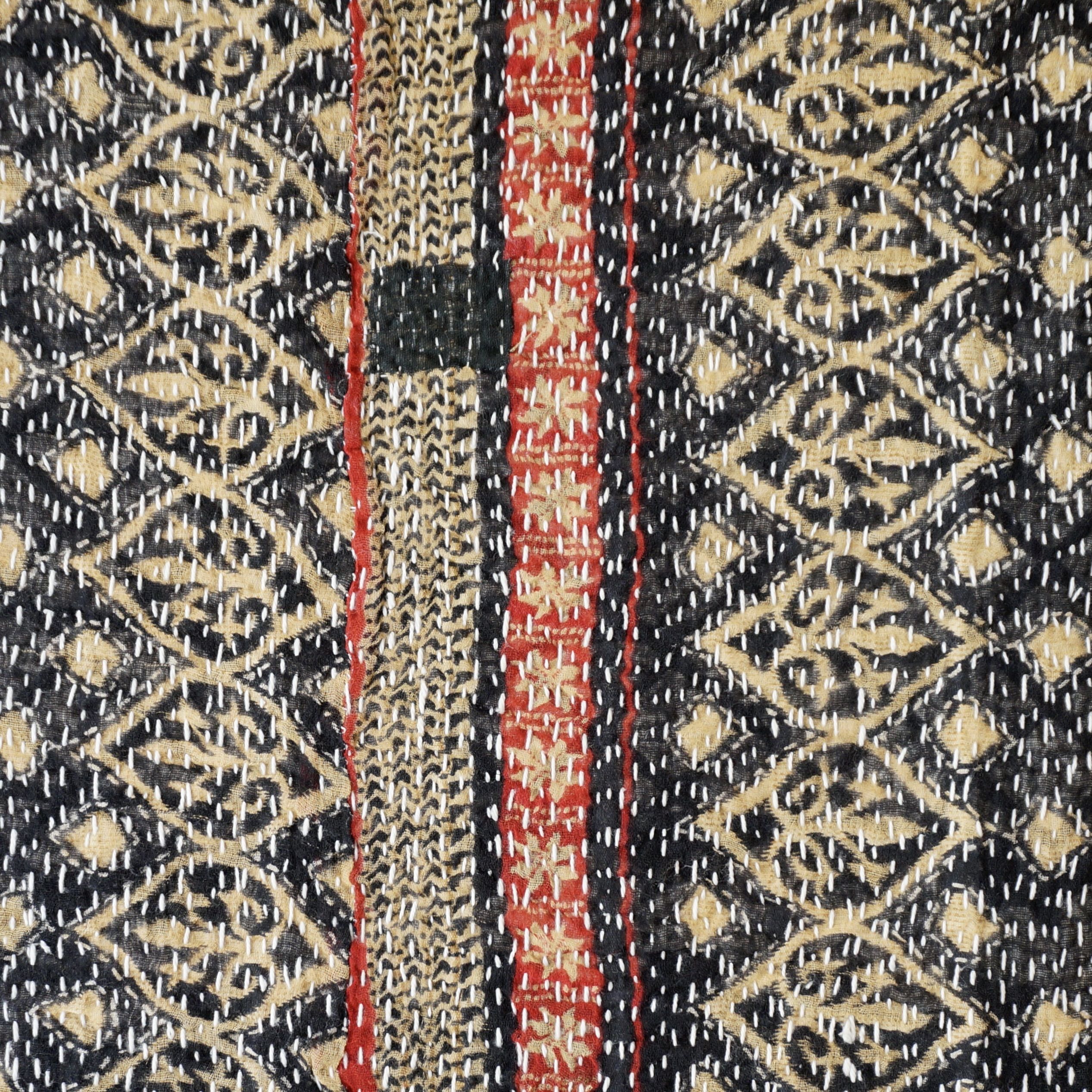 Plaid en kantha N°10e Claire Beaugrand