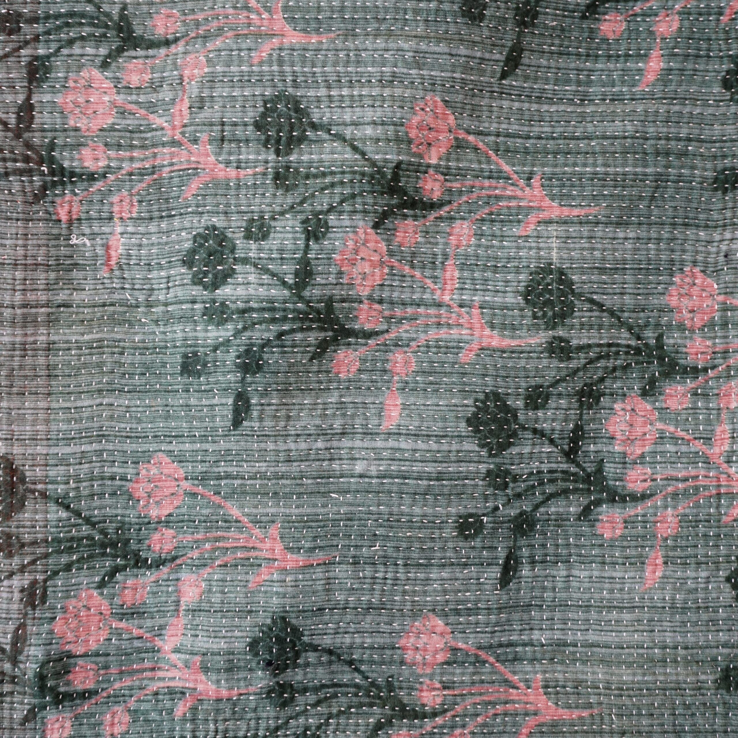 Plaid en kantha N°2b Claire Beaugrand