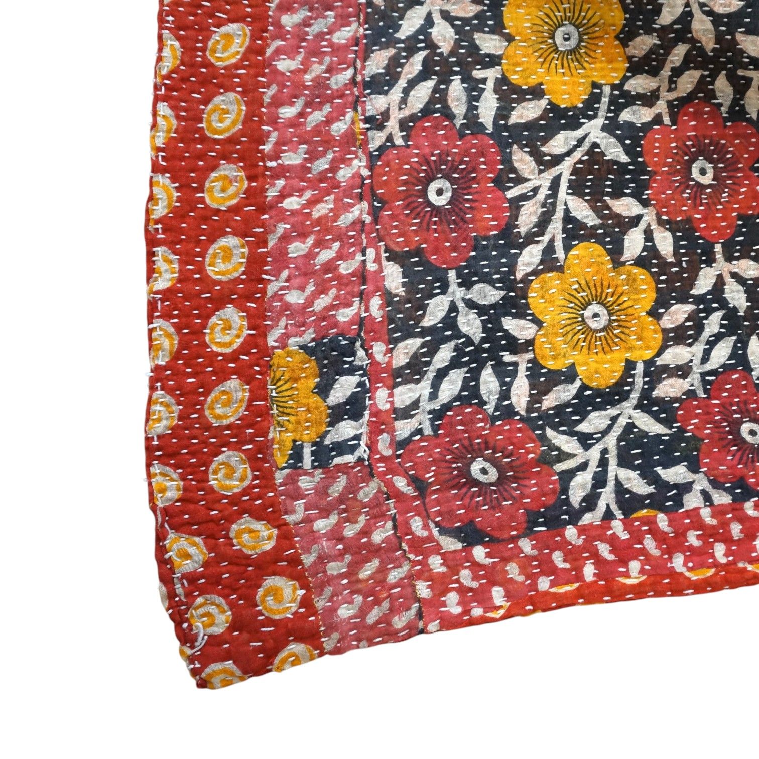 Plaid en kantha N°4a Claire Beaugrand